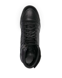 schwarze hohe Sneakers aus Leder von Y-3