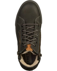 schwarze hohe Sneakers aus Leder von FRETZ men