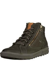 schwarze hohe Sneakers aus Leder von FRETZ men