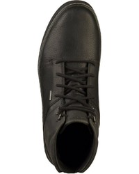 schwarze hohe Sneakers aus Leder von Geox