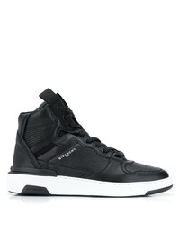 schwarze hohe Sneakers aus Leder von Givenchy