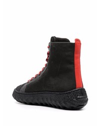 schwarze hohe Sneakers aus Leder von Camper