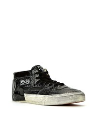 schwarze hohe Sneakers aus Leder von Vans