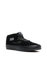 schwarze hohe Sneakers aus Leder von Vans