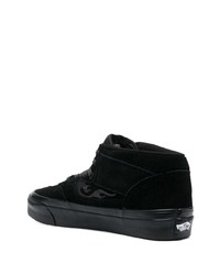 schwarze hohe Sneakers aus Leder von Vans