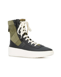 schwarze hohe Sneakers aus Leder von Fear Of God