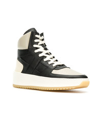 schwarze hohe Sneakers aus Leder von Fear Of God