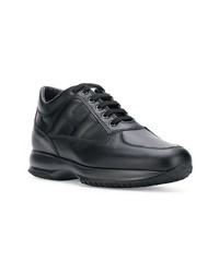 schwarze hohe Sneakers aus Leder von Hogan