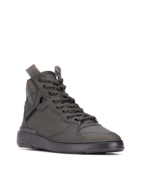 schwarze hohe Sneakers aus Leder von Givenchy