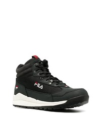 schwarze hohe Sneakers aus Leder von Fila