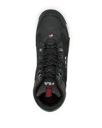 schwarze hohe Sneakers aus Leder von Fila