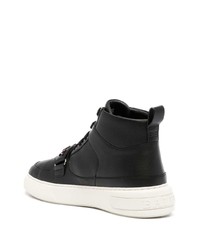 schwarze hohe Sneakers aus Leder von Bally