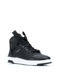 schwarze hohe Sneakers aus Leder von Givenchy