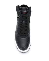 schwarze hohe Sneakers aus Leder von Givenchy