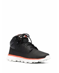 schwarze hohe Sneakers aus Leder von Timberland