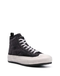 schwarze hohe Sneakers aus Leder von Officine Creative