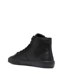 schwarze hohe Sneakers aus Leder von Diesel