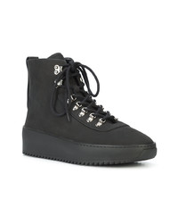 schwarze hohe Sneakers aus Leder von Fear Of God