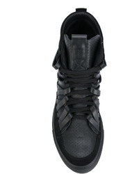 schwarze hohe Sneakers aus Leder von Damir Doma