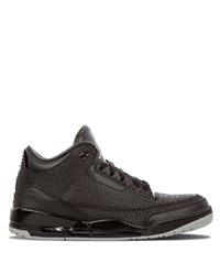 schwarze hohe Sneakers aus Leder von Jordan