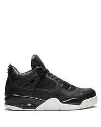 schwarze hohe Sneakers aus Leder von Jordan