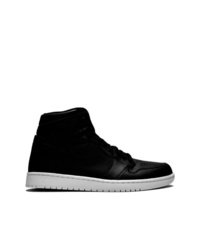 schwarze hohe Sneakers aus Leder von Jordan