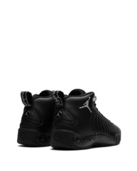 schwarze hohe Sneakers aus Leder von Jordan