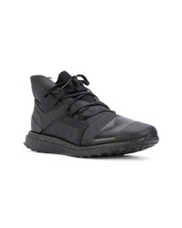 schwarze hohe Sneakers aus Leder von Y-3