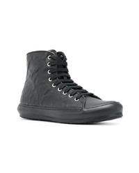 schwarze hohe Sneakers aus Leder von Both