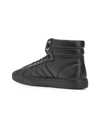 schwarze hohe Sneakers aus Leder von RH45