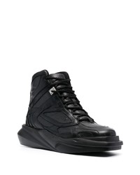 schwarze hohe Sneakers aus Leder von 1017 Alyx 9Sm