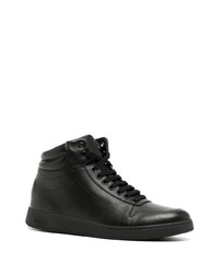schwarze hohe Sneakers aus Leder von Mulberry