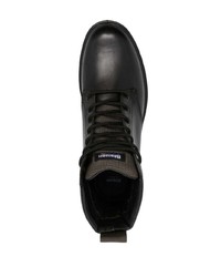 schwarze hohe Sneakers aus Leder von Blauer