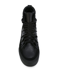 schwarze hohe Sneakers aus Leder von Damir Doma