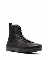 schwarze hohe Sneakers aus Leder von Officine Creative