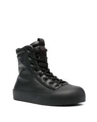 schwarze hohe Sneakers aus Leder von Vic Matie