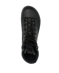 schwarze hohe Sneakers aus Leder von Vic Matie