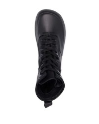 schwarze hohe Sneakers aus Leder von Ambush