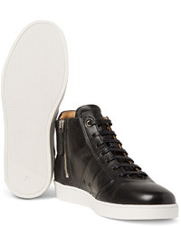 schwarze hohe Sneakers aus Leder von WANT Les Essentiels