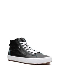 schwarze hohe Sneakers aus Leder von Vans