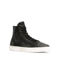 schwarze hohe Sneakers aus Leder von HOGAN REBEL