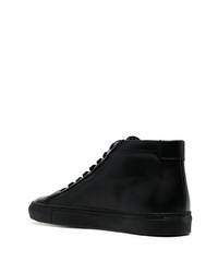 schwarze hohe Sneakers aus Leder von Common Projects