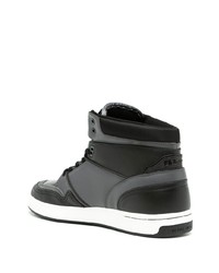 schwarze hohe Sneakers aus Leder von PS Paul Smith