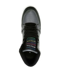 schwarze hohe Sneakers aus Leder von PS Paul Smith
