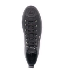 schwarze hohe Sneakers aus Leder von Philipp Plein