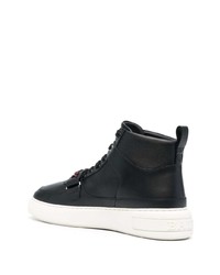 schwarze hohe Sneakers aus Leder von Bally