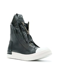 schwarze hohe Sneakers aus Leder von Ca By Cinzia Araia