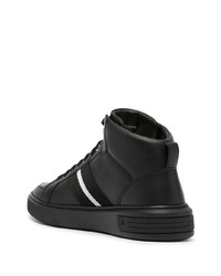 schwarze hohe Sneakers aus Leder von Bally