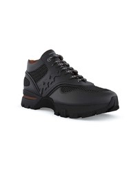 schwarze hohe Sneakers aus Leder von Ermenegildo Zegna XXX