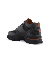 schwarze hohe Sneakers aus Leder von Ermenegildo Zegna XXX